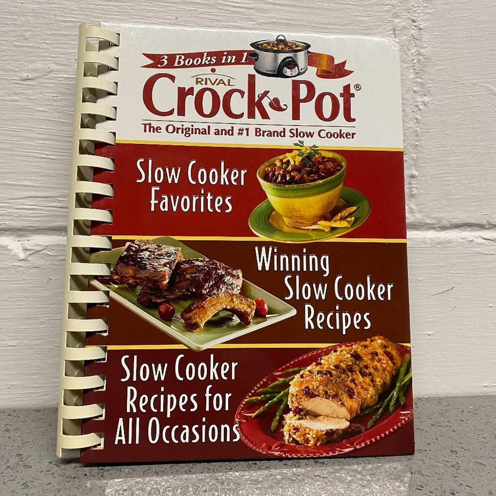 Rival Crock Pot 3 in 1 Cook Book - Hardcover